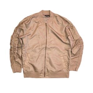 Men’s Elwood Bomber Jacket Stacked Sleeve Nylon
